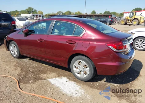 2014 Honda Civic Lx z USA, uszkodzony, nr VIN 19XFB2F57EE034938